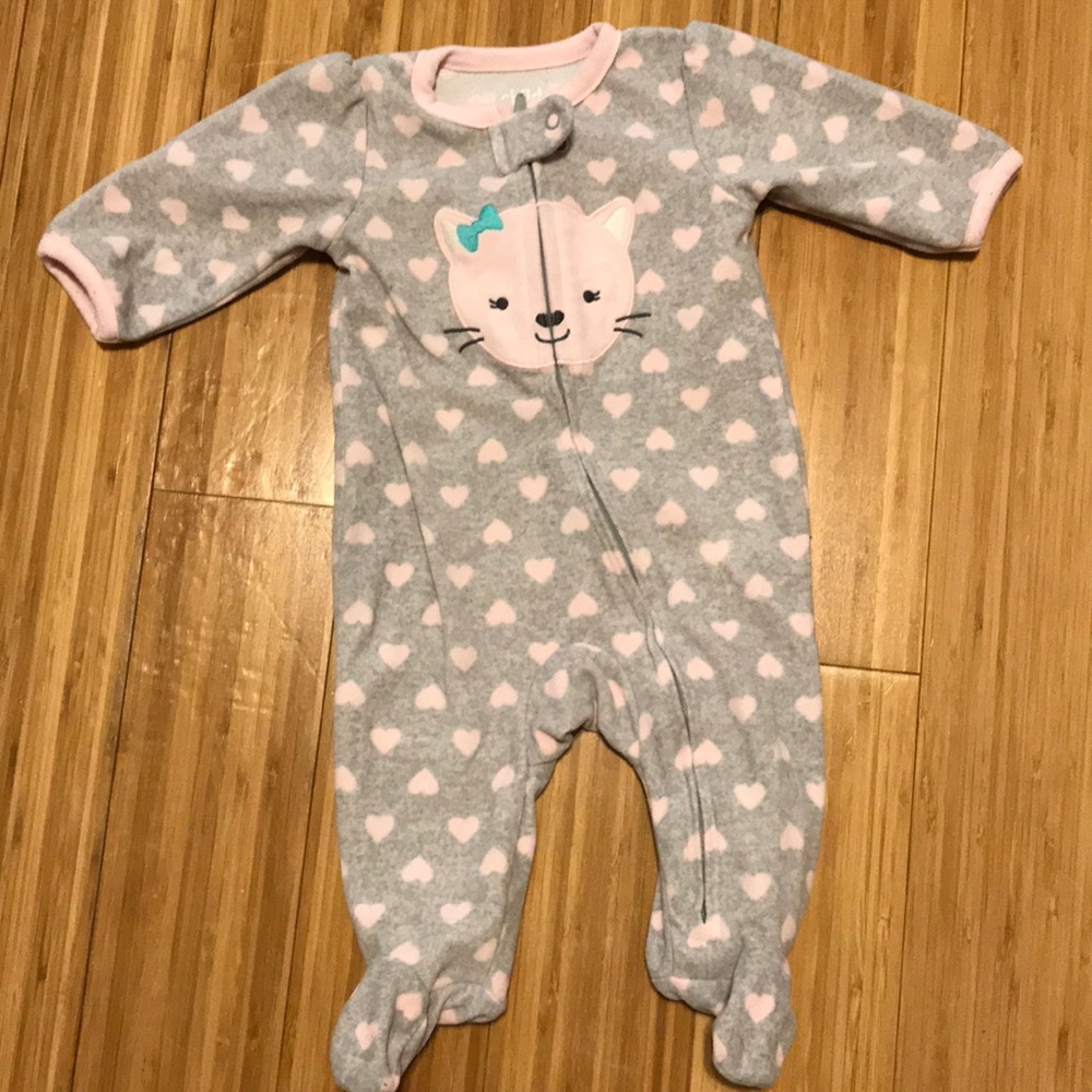 Micro fleece pajamas 0-3 month